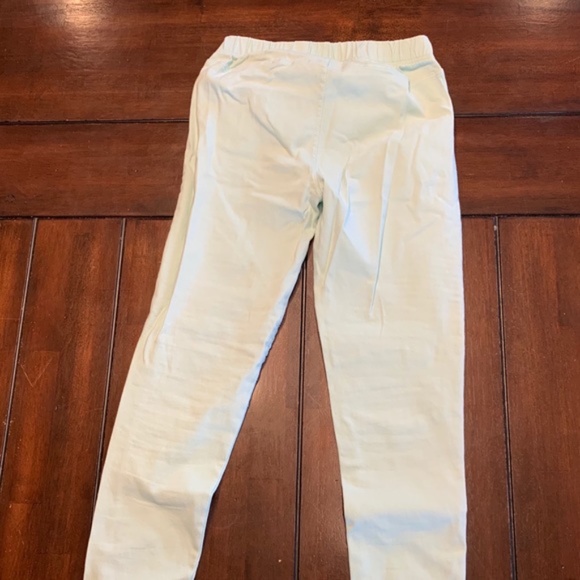 Beulah Mint Green Moto Jeggings - Picture 4 of 8